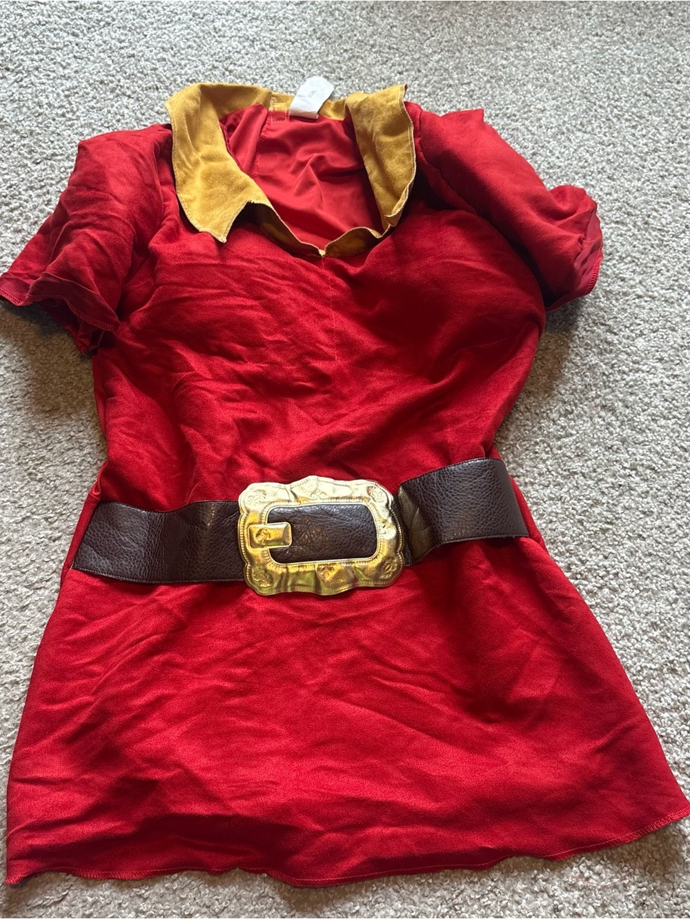 Disney Gaston Muscle Shirt Costume Medium Halloween Beauty and the Beast Medium